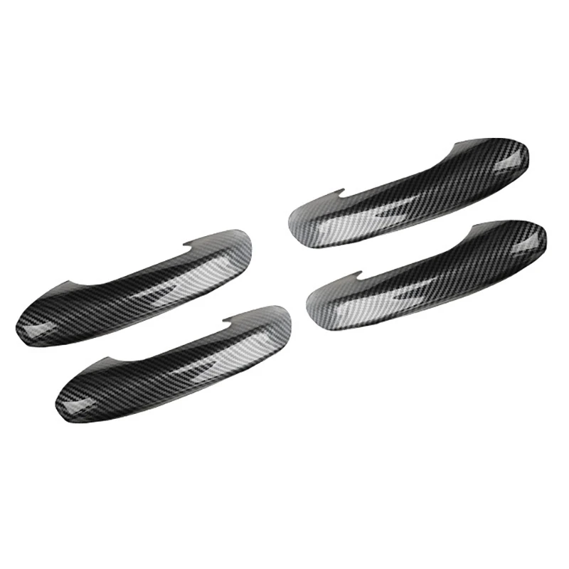 ABS lado exterior porta alça tampa, guarnição para Mercedes Benz C classe W206 2021 2022, 4pcs