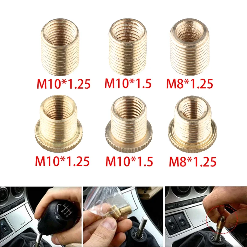 Universal Car Auto Gear Stick Shift Shifter Knob Boot Retainer Screw Adapter M8X1.25 M10X1.25 M10X1.5 Thread Shift Knob Adapter