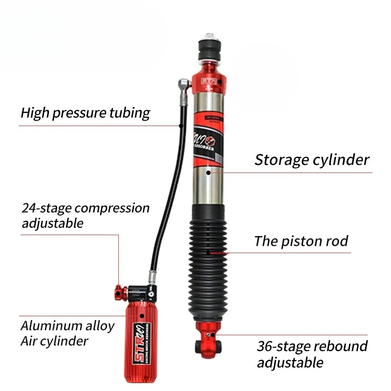 For STR Off Road Suspension Kits Nirtrogen Gas 4x4 off Road Monotube  Shock Absorber For Patrol Y60/61