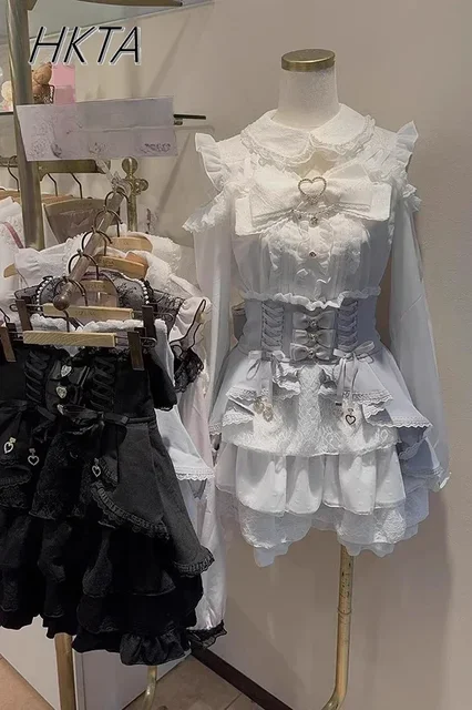Liz Shirt Blouse Women 2026 Spring and Summer New Mine Off-the-shoulder Long-sleeved Blouses Lolita Sweet Bow Chiffon Shirt Top 4 Liz Shirt Blouse Women 2026 Spring and Summer New Mine Off-the-shoulder Long-sleeved Blouses Lolita Sweet Bow Chiffon Shirt Top 4