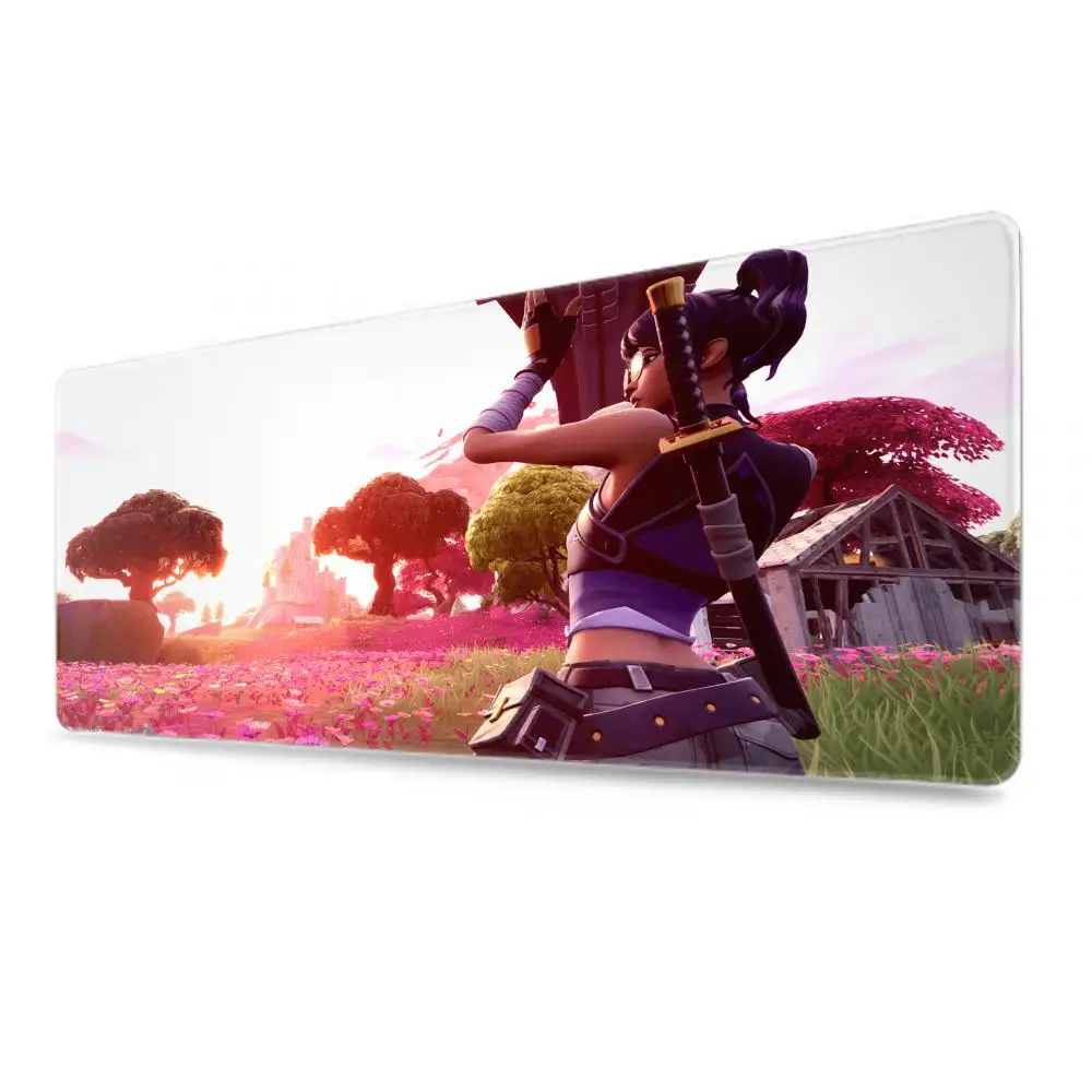 F-Fortnite Deskmat Gaming Mouse Pad Anime Mousepad Xxl Computer Accessories Desk Mat Mats Gamer Mause Office Offices Pc Desktop