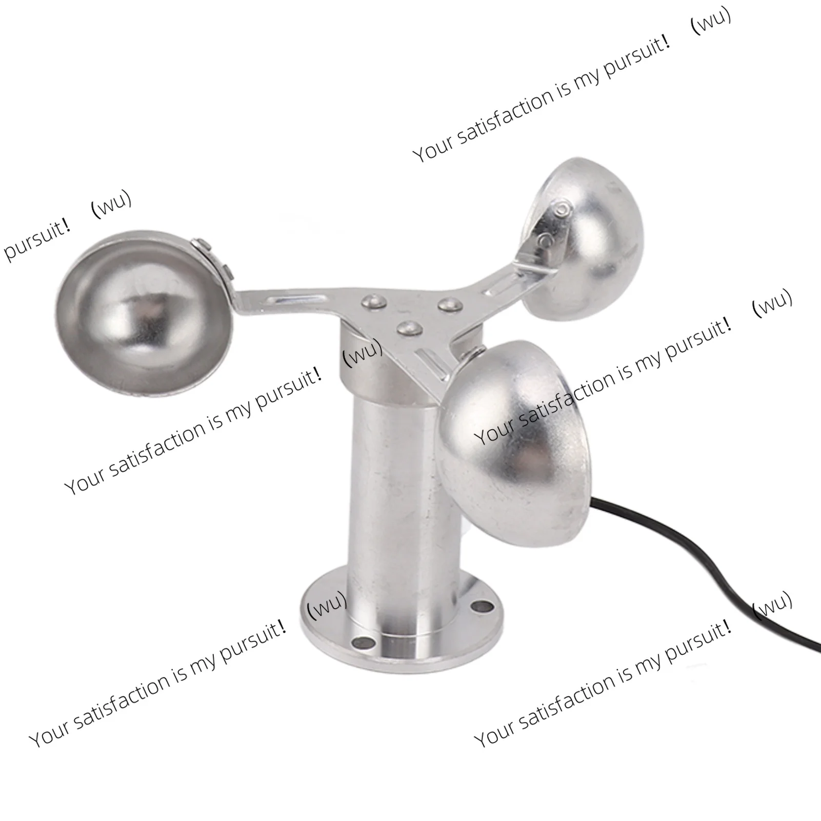 3 cup anemometer wind speed monitoring sensor, 0-3.8 V aluminum alloy