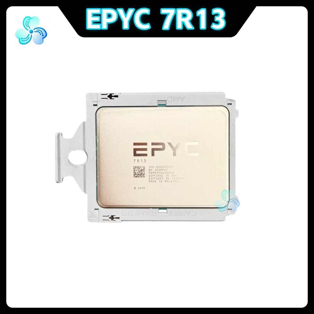 

Процессор для серверов EPYC 7R13 2.65ГГц, 48 ядер, 96 потоков, 48МБ, 225Вт, сокет LGA4094 SP3, EPYC7R13 100-000000311