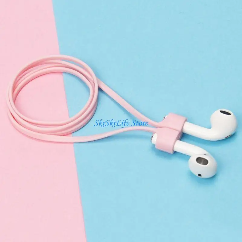 E65E Strong Cord Anti-Lost Silicone Rope Sports String for Pro Earphones