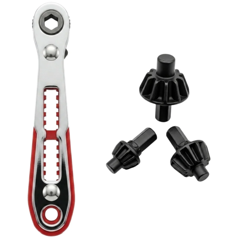 For mini Ratchet Wrench with 36 Tooth Ratcheting Action and 6.35mm Square Drive for 1/4 Inch Bit Compatibility