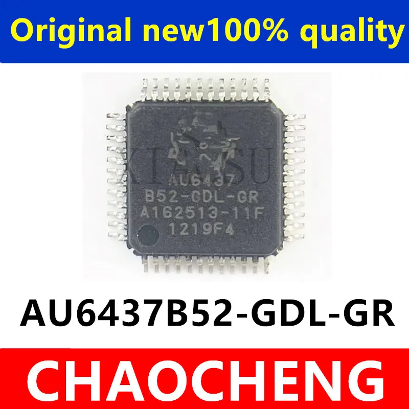 (2-5 uds) 100% nuevo AU6437 B52-GDL-GR QFP48 AU6437B52-GDL-GR QFP48 Chipse