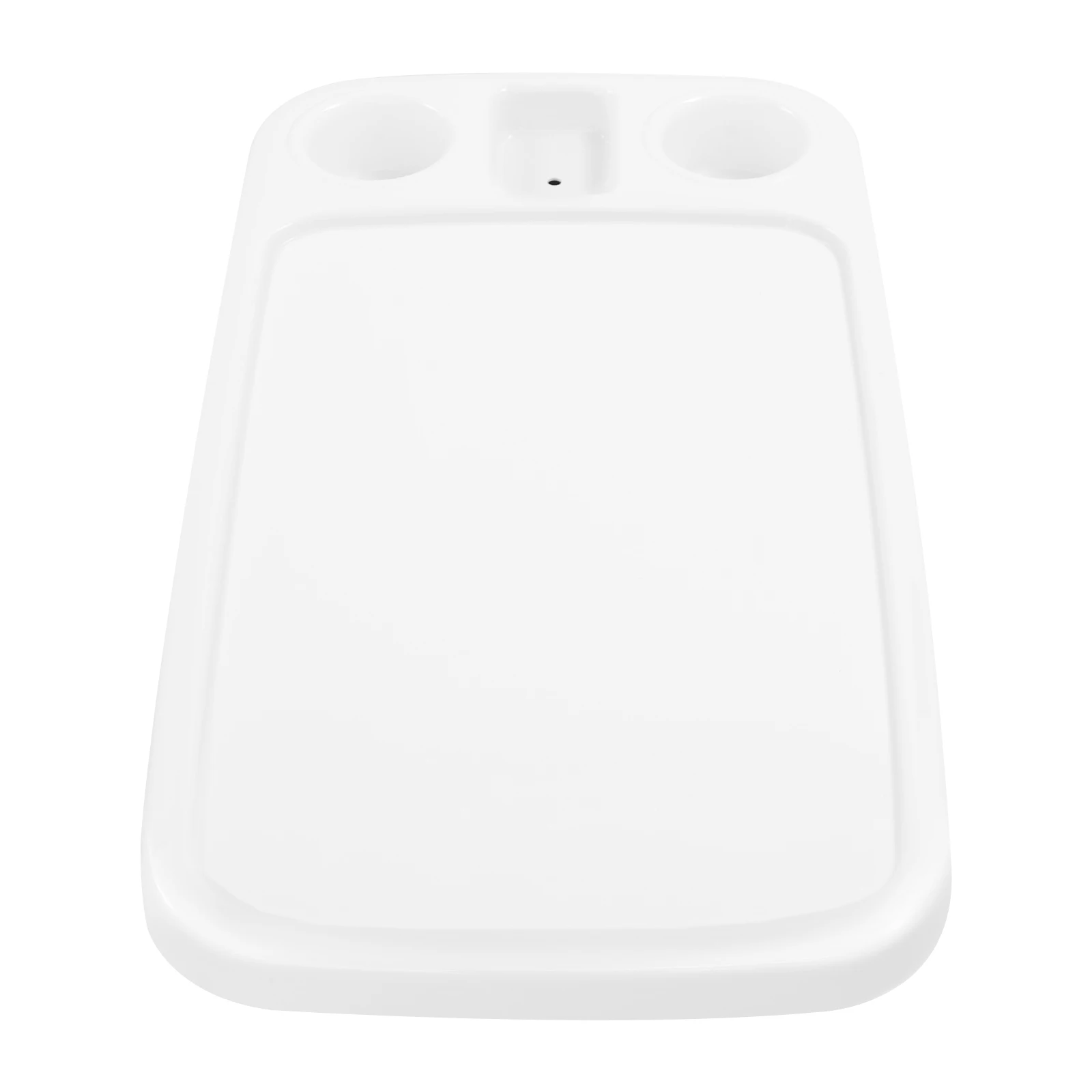 استبدال سطح الطاولة RV قابل للإزالة مقاس 34 × 18 بوصة، ABS مقاوم للماء، سطح طاولة تخييم بحري مستطيل مع حامل هاتف وحاملي أكواب