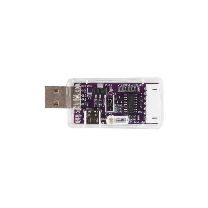 STC USB ke Debugger Seri 2 Saluran Ai8H2K12U-45MHz Unduhan ISP dan Pembakar Pemrograman