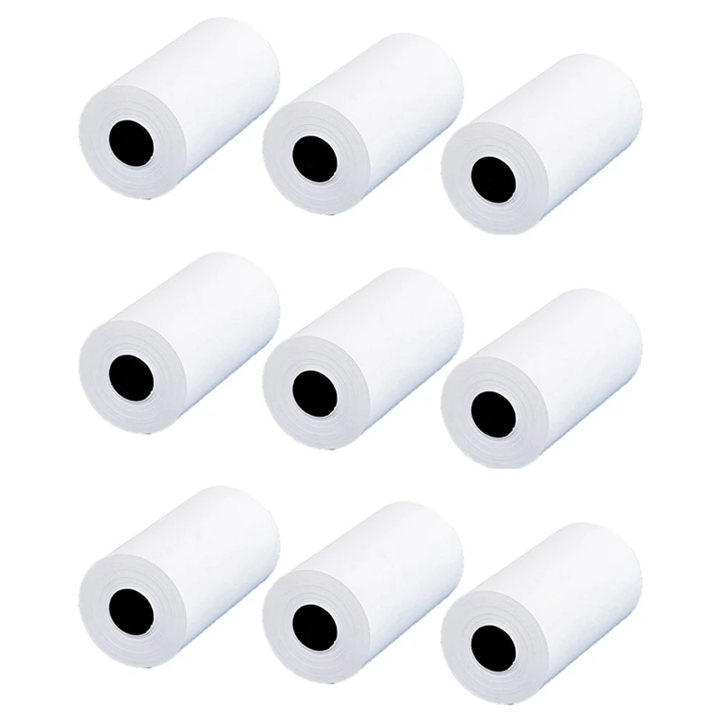 

9Rolls Thermal Receipt Paper 57X30mm Rolls, POS Thermal Paper Rolls Fit Credit Card Machine, Cash Register