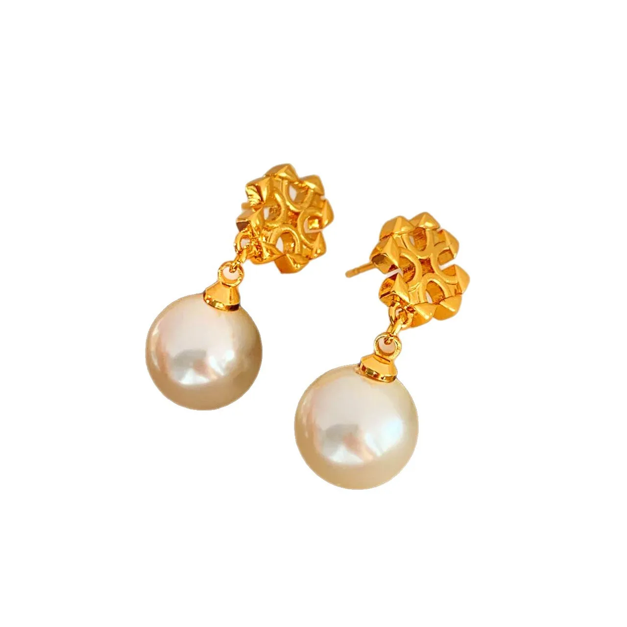 خمر اللؤلؤ الفرنسي الأذن الكفة شخصية الربط النمط الغربي القرط أنيقة اللؤلؤ مزين كليب على الأقراط