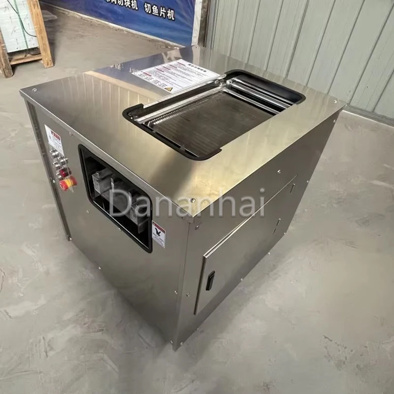 Commercial Aquatic Slicer, Automatic Oblique Fish Cutting Machine, Multi-Angle Fillet Processing Equipment