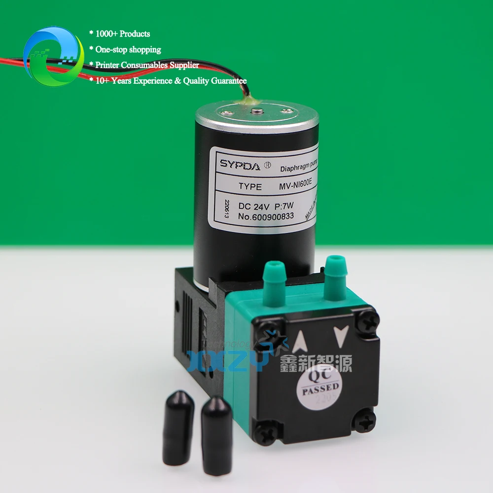 SYPDA MV-NI600E Diaphragm Pump Brushless Motor 7W for UV Printer Ceramic Machine Ink Pump 24V
