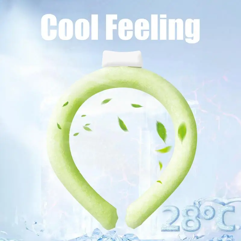 Reusable Neck Cooling Wraps Wearable Summer Cooling Tube Body Cooling Products PCM Cooling Neck Wrap For Driving Golfing Fishing