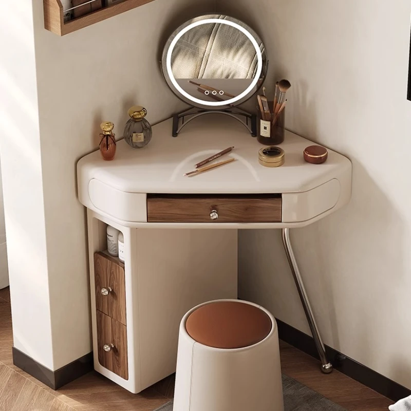 

Mirror Wood Dressing Table Nordic Style Drawer Modern Comfortable Dressing Table Medium Size Schminktische Home Accessories