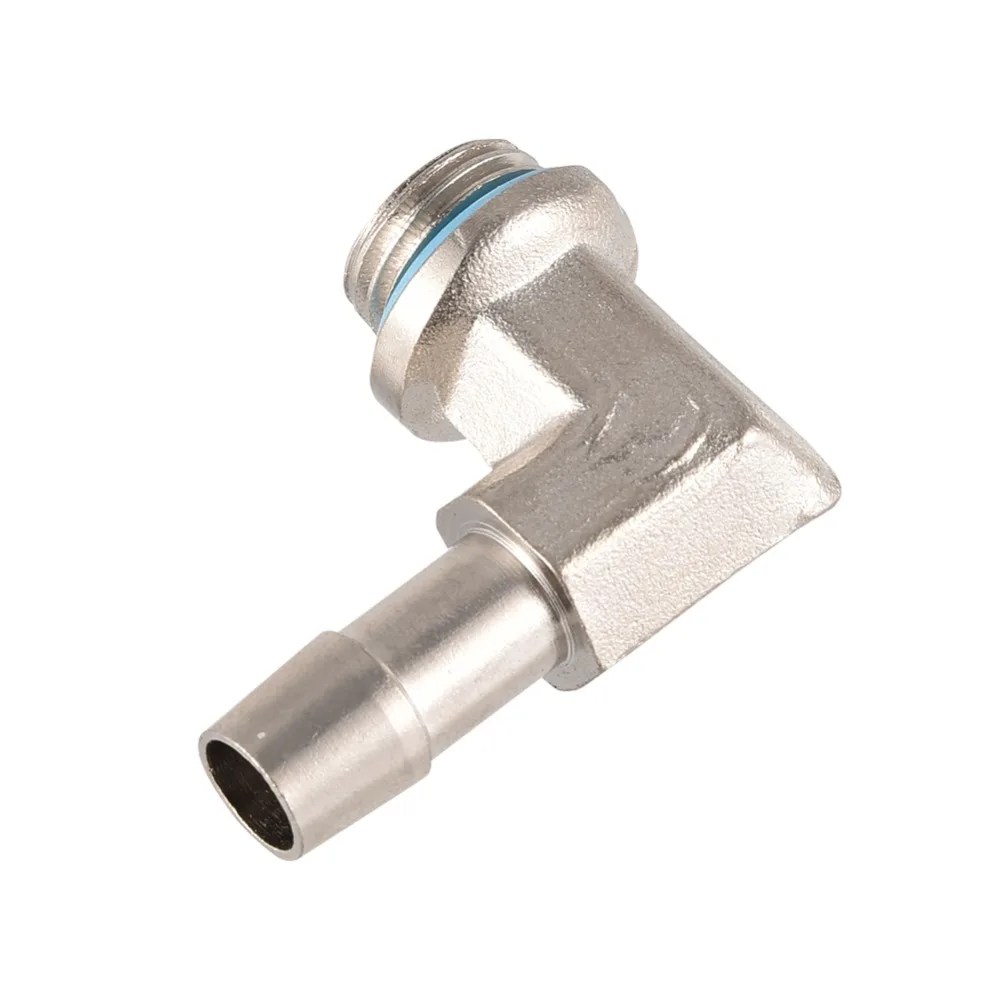 

2 шт. Прочные адаптеры для водяного охлаждения с резьбой G1/4, 90 градусов, для шлангов 9 мм/11 мм, соединители для компьютерных систем водяного охлаждения