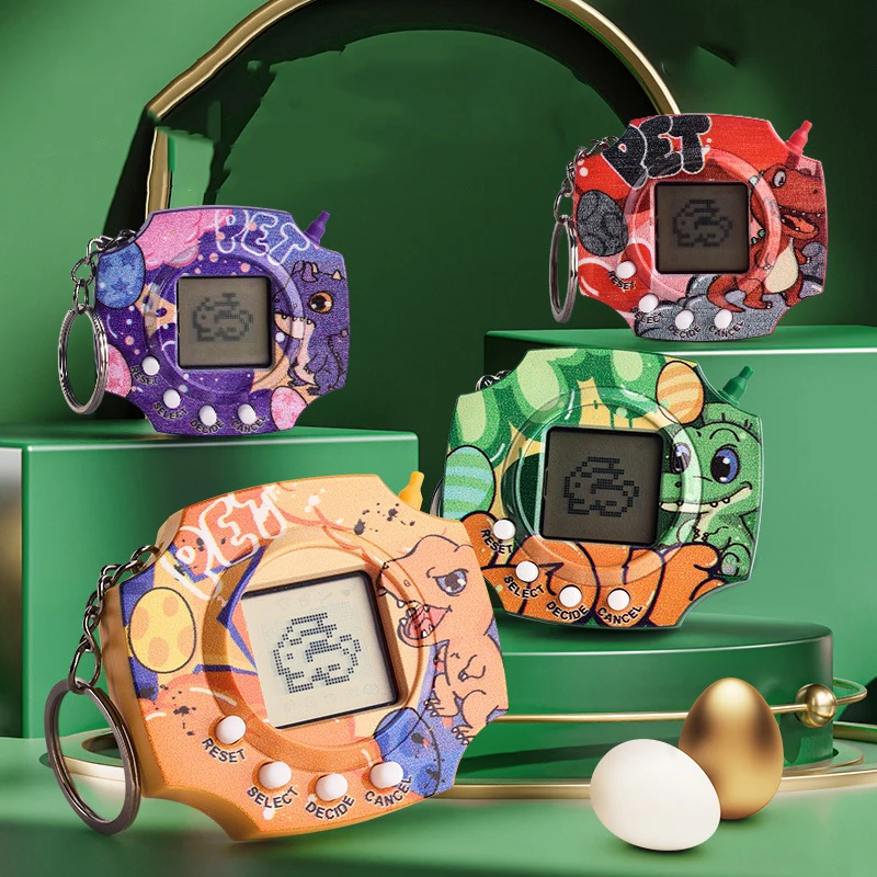 New Electronic Pets Dinosaur Game Toys Mini Nostalgic Antique Pets Machine Virtual Cyber Digital Pet Toys Pixel Funny Play Toys