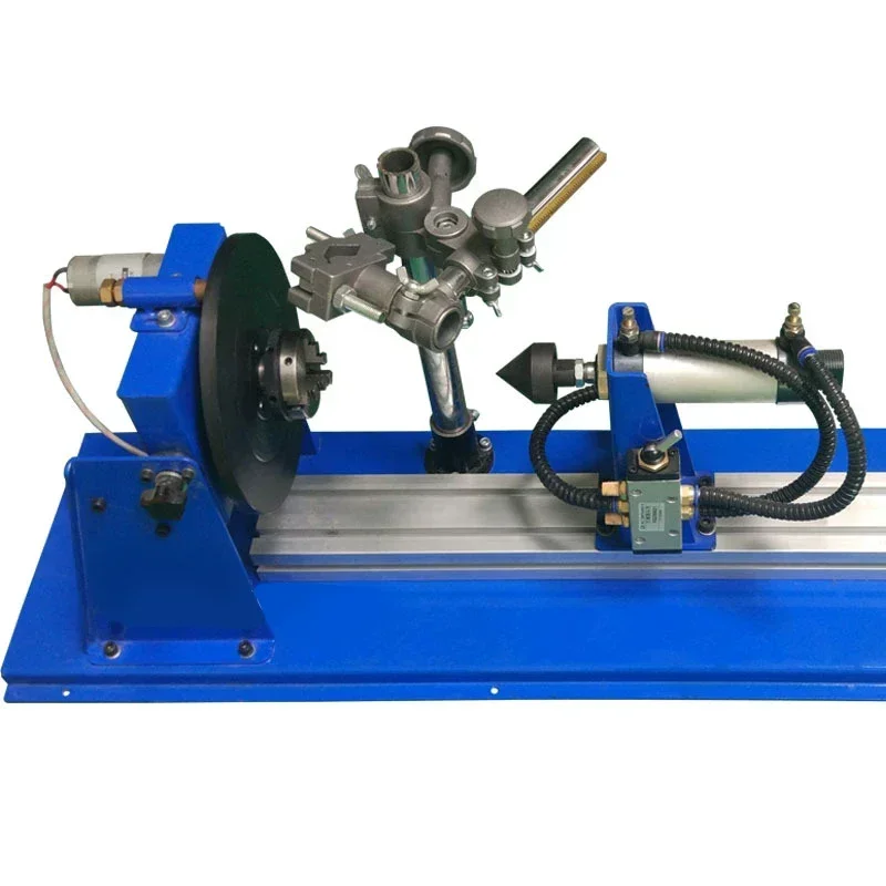 220v Nuovo 10kg Piccolo Giradischi Posizionatore di Saldatura Arco di Argon Posizionatore di Saldatura Automatico 65 Mandrino