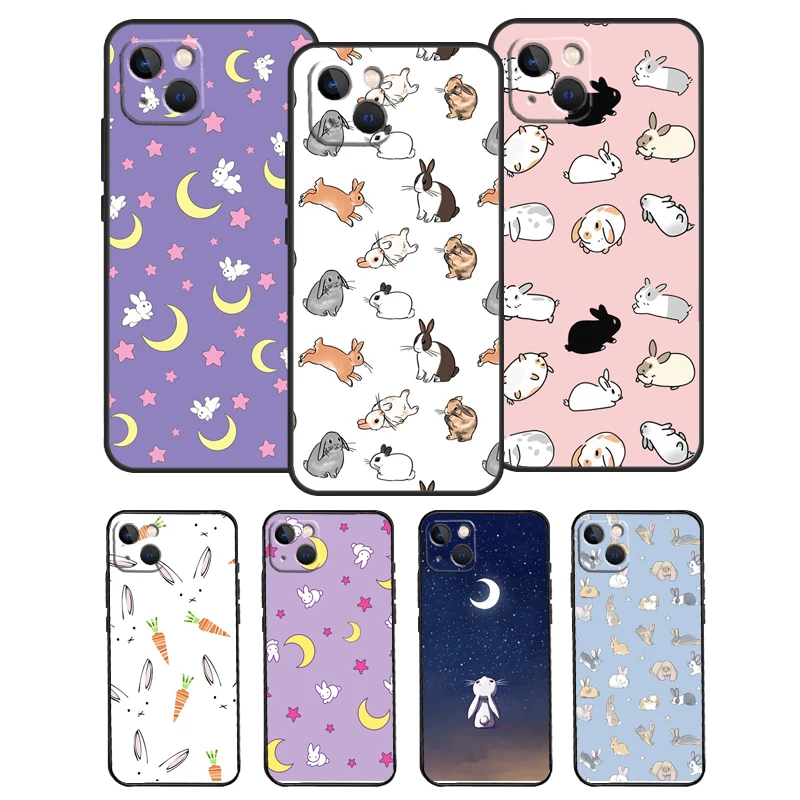Rabbits Bunnies For Huawei Nova 11i 7i 8i 12i 12s Y73 Y70 Y90 Y60 Y72 Y61 Y91 9 10 SE P40 Lite P30 Pro Case