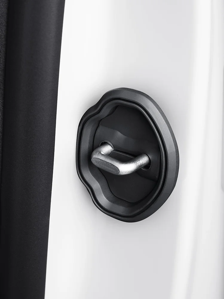 

For BMW 2 3 Series 2020-2023 G20 G28 7 Series 2023 M4 2021 Car Door Lock Cover Silicone Shockproof Protective Cover Accessories