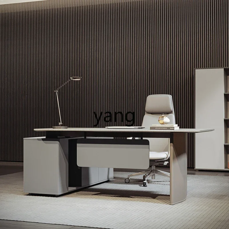 LTT1 desk light luxury high-end simple single manager table and chair set
