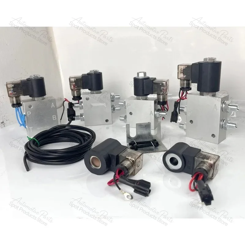 Excavator quick change connector hydraulic solenoid valve 12V/24V modified electronic control reversing valve accessories