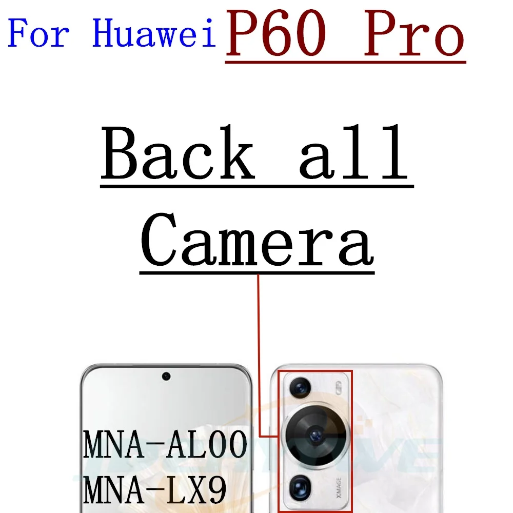 Original Back Camera For Huawei P60 Pro P60 Art Rear Camera Module Backside View Replacement Repair Spare Parts