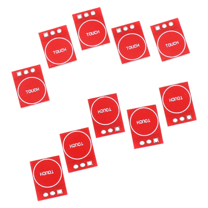 10 pz/lotto TTP223 interruttore a pulsante tattile modulo sensore capacitivo autobloccante/senza bloccaggio canale singolo TTP223-BA6 per Arduino