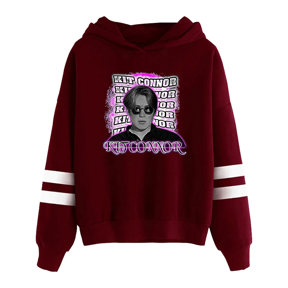 Kit Connor Heartstopper Tv Series Charlie and Nick Hoodie Pocketless Parallel Bars Sleeve Sweatshirts Men Women Fashion Clothes