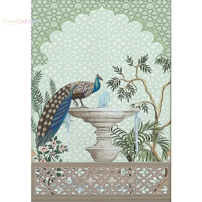 Modern Indian Royal Art Peacock Elephant Poster and Prints for Living Room Vintage Canvas Painting Wall Art Picture Home 2026