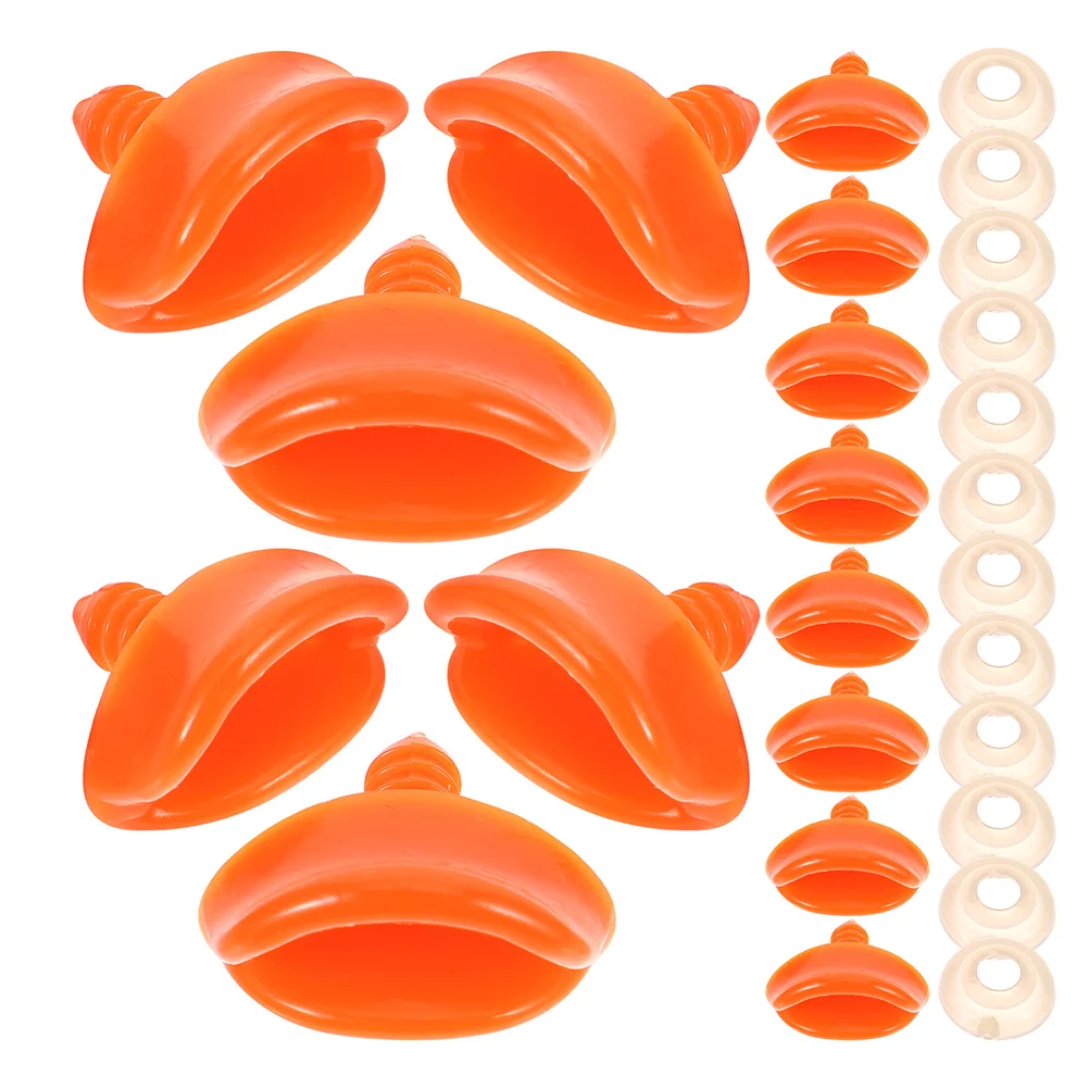 

40 Pcs Duck Beak Accessories Ducks Beaks for DIY Dolls Duckbill Yellow Toy Mouth