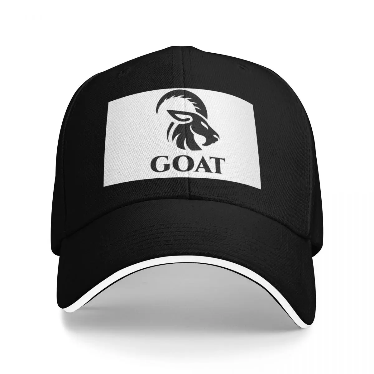 

Goat Baseball Cap Sunscreen Snap Back Hat derby hat sailor cap for men Mens Women's