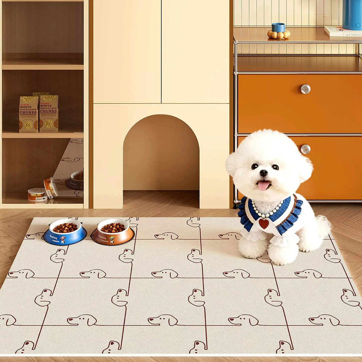 Pet Carpet PVC Leather Washable Cat Dog Rug Kennel Fence Floor Mat Waterproof Urine-proof Easy Clean Rugs Balcony Mats Tapete 러그