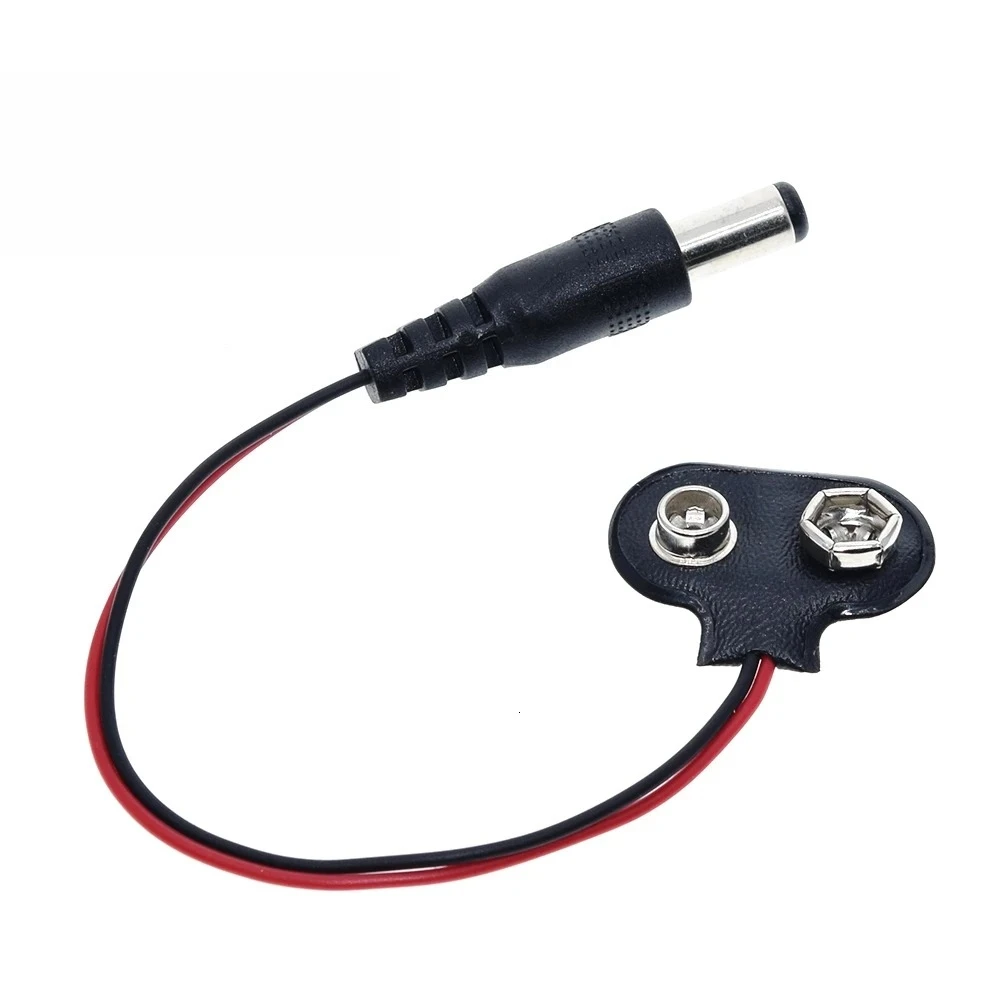 1/10PCS 90 DC 9V Battery button power plug for Arduino Mega 2560 1280 UNO R3 132 9V battery buckle