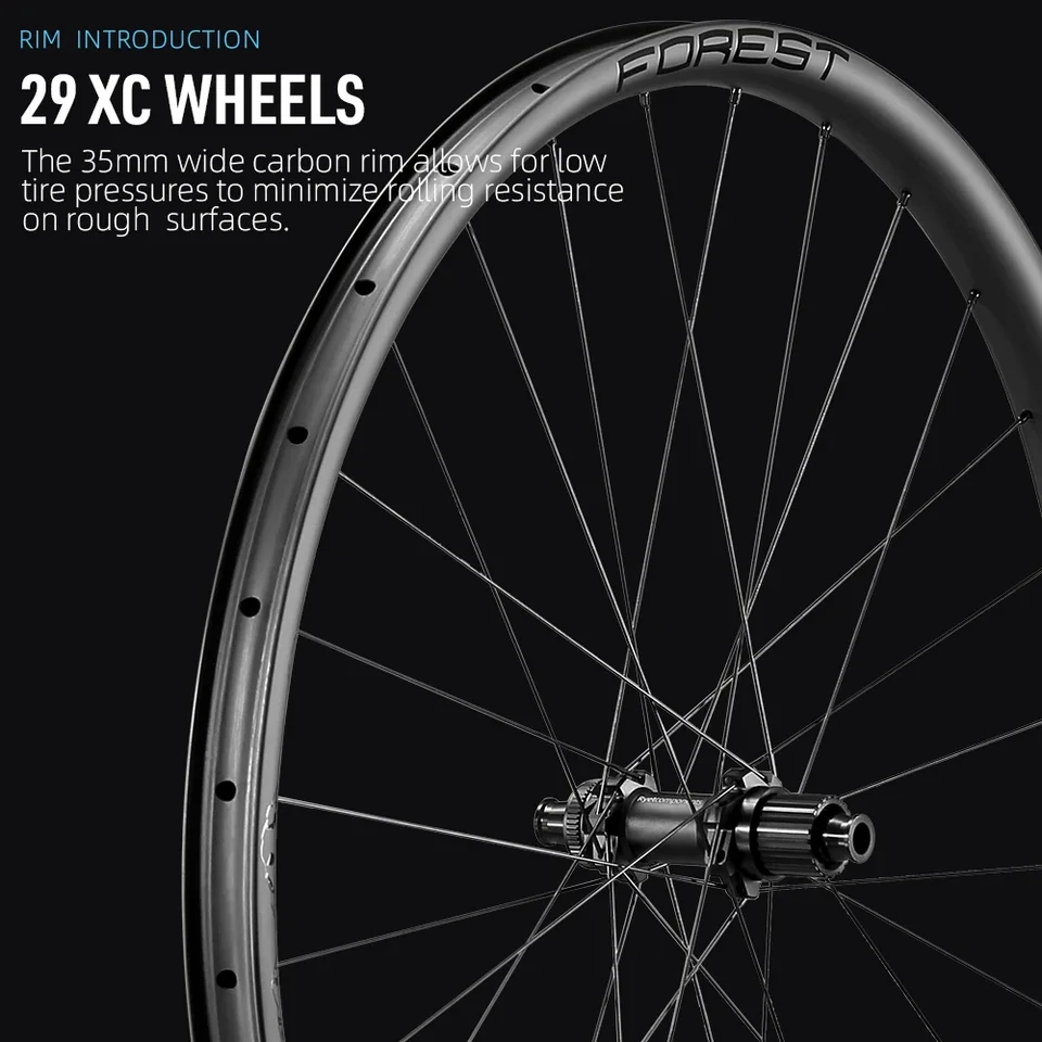 2025 RYET 29er MTB カーボンホイール 35 ミリメートル 36T マウンテン