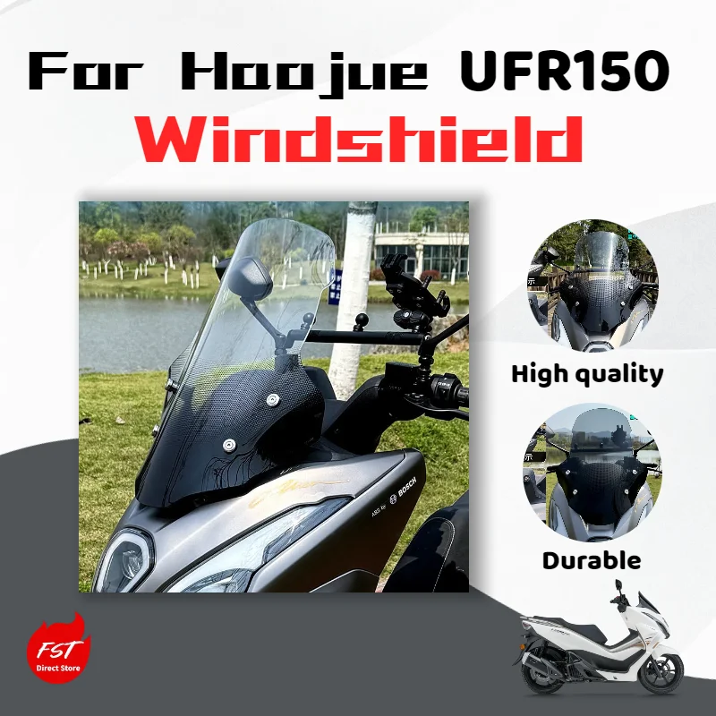 

For Haojue UFR150 front windshield modification motorcycle windshield and rain shield accessories