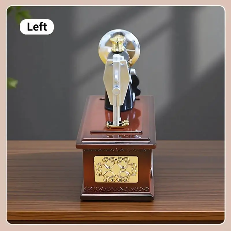 Hand Crank Sewing Machine Music Box Mechanism Wind Up Musical Box Ornament 