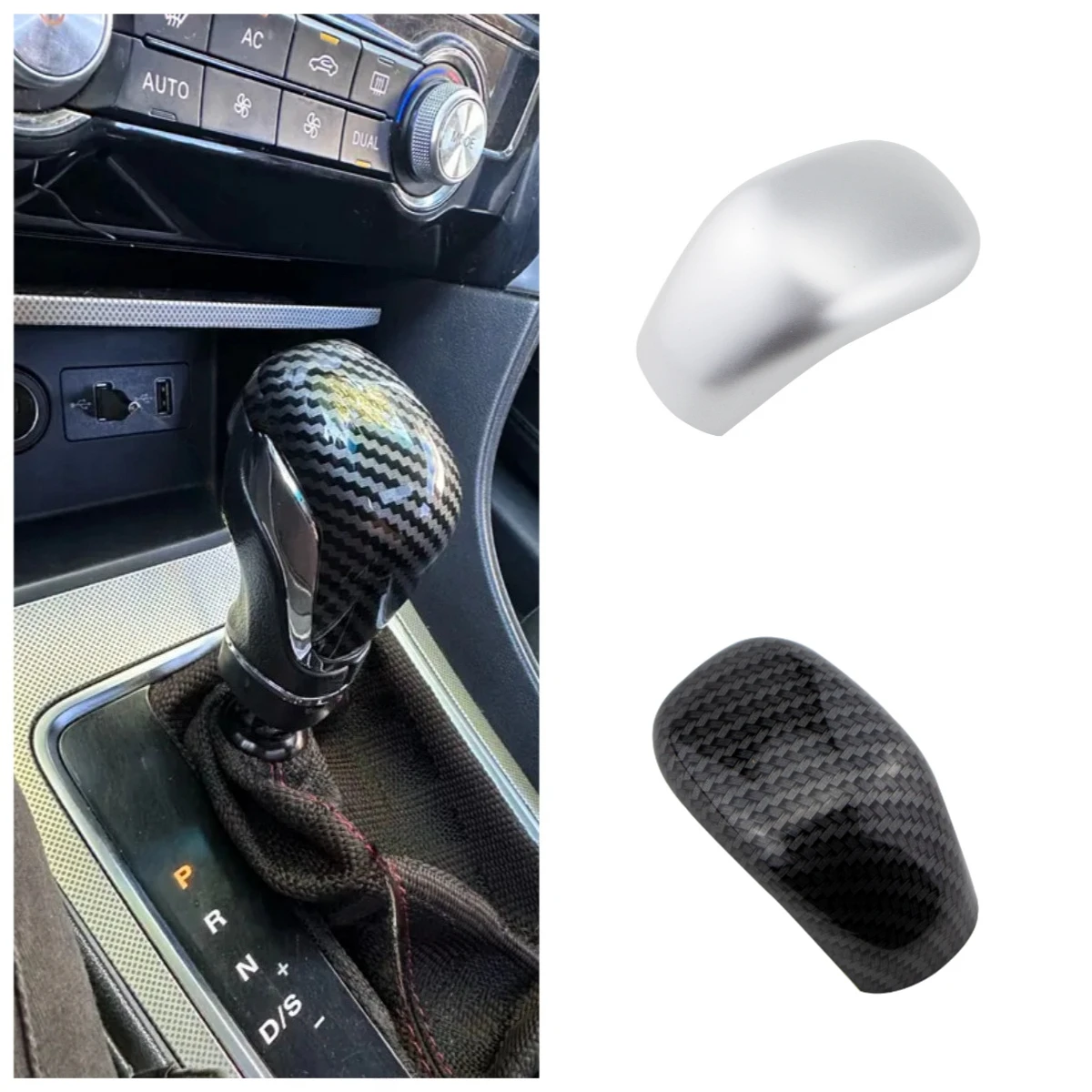 For MG ZS 2017 2018 2019 2020 EV MG6 AT ABS Gear Shift Knob Head Cover Trim Car Interior Accessories