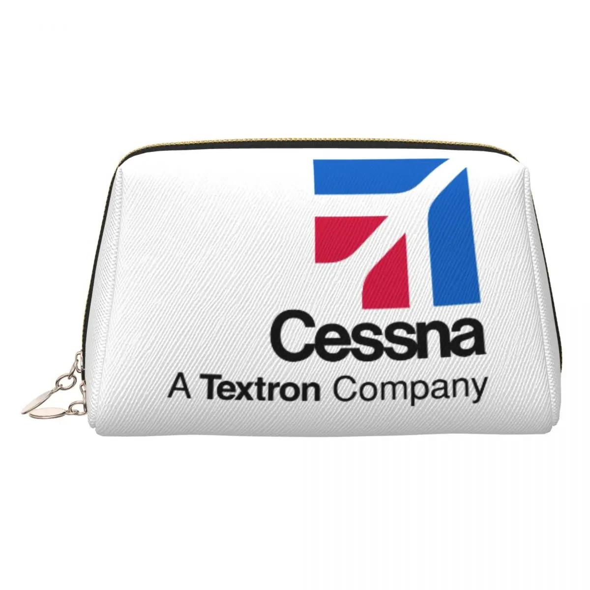 

Cessna Logo Women Cosmetic Bag Travel Makeup Organizer Pouch Toiletry Storage Dopp Kit Case