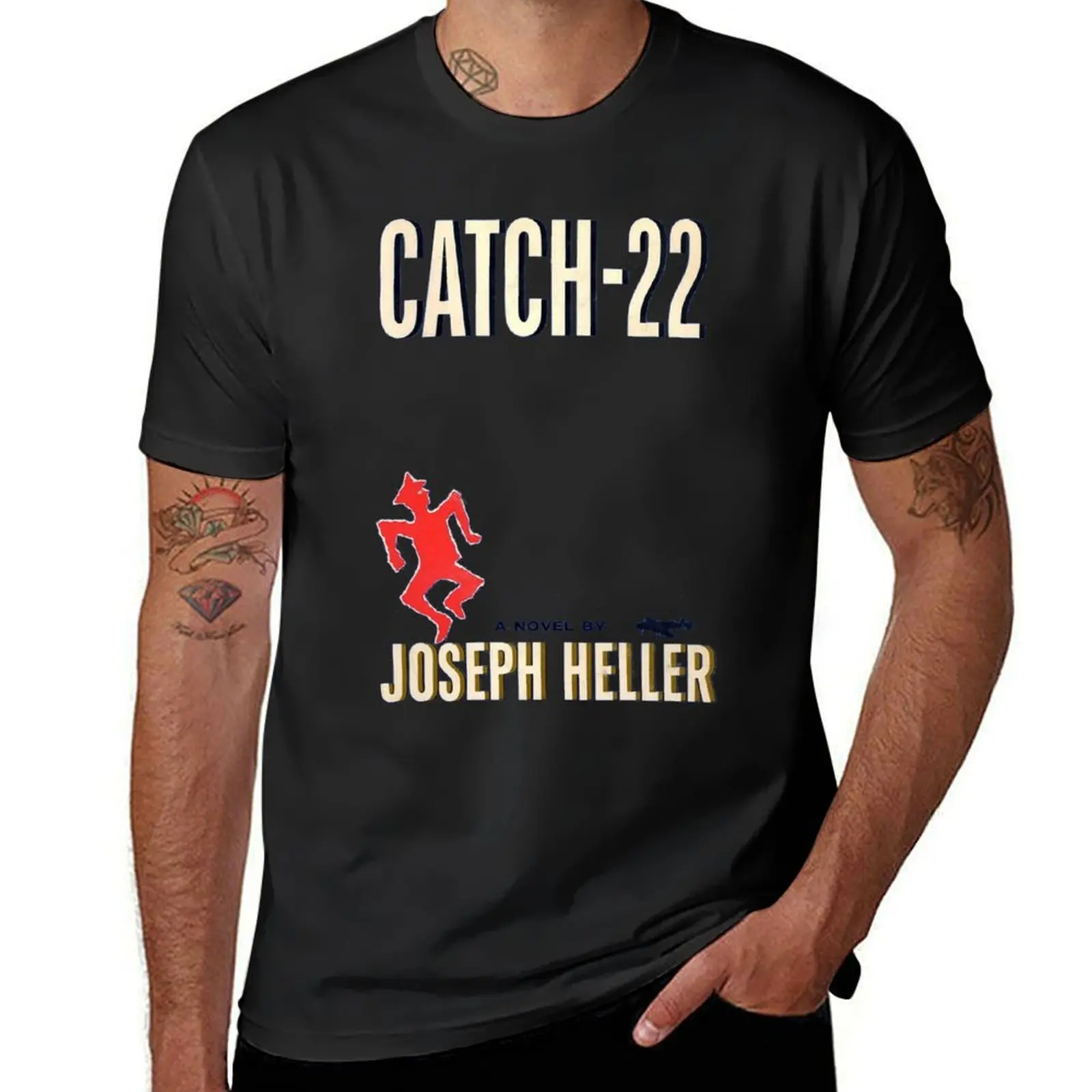 Catch-22 Cover T-Shirt Aesthetic clothing boys whites Men's cotton t-shirt