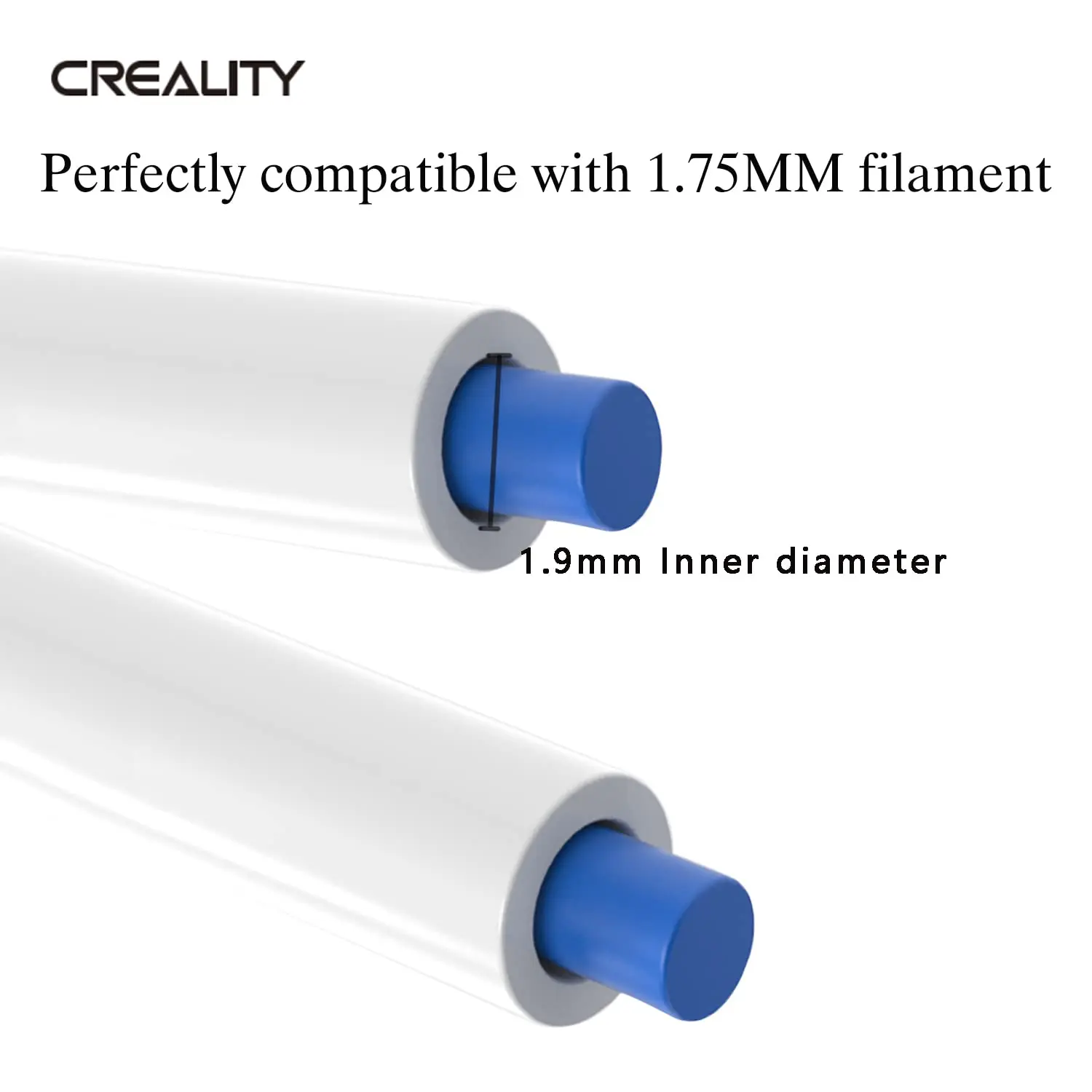 Creality 3D Printer Tube 1M 2M 3D Printer PTFE Tube Bowden Tubing Upgrades for 1.75mm Filament Ender CR Series