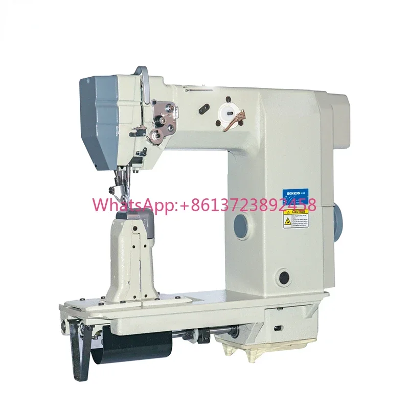 2026-HK-588 Direct Drive Single   Composite Feed Heavy Roller Column Sewing Machine For Leather, Shoes And Bags