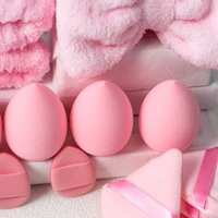 Ensemble de maquillage de 46 pièces, kit de pinceaux de maquillage, éponges de beauté grandes et petites pour l'application et le retrait du maquillage du visage et des yeux, ensemble complet 3