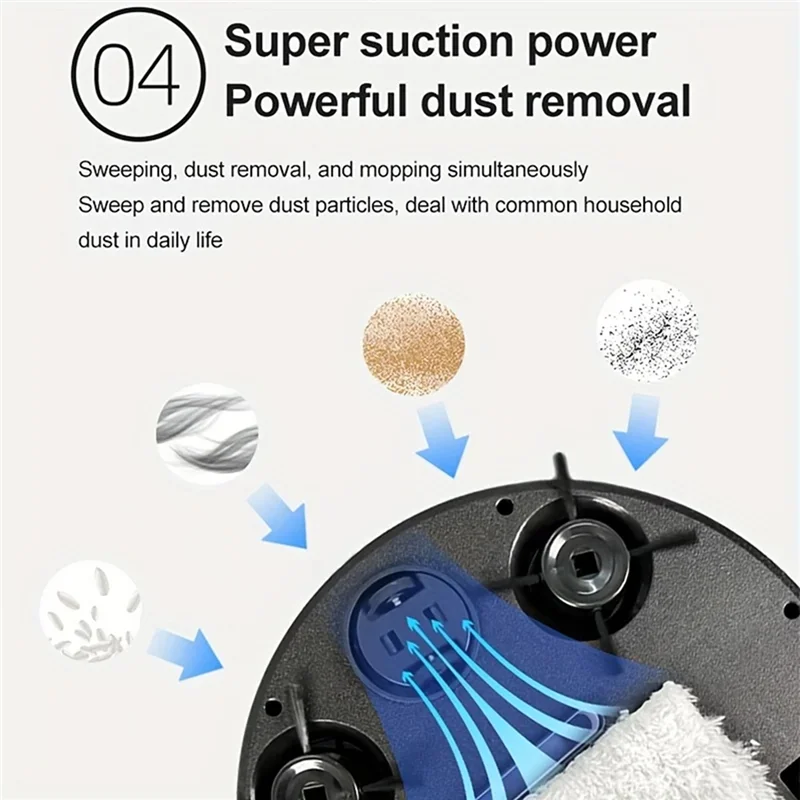 FORC-Smart Robot 4000Pa Suction Power Fully Automatic Home Smart Vacuum Cleaner