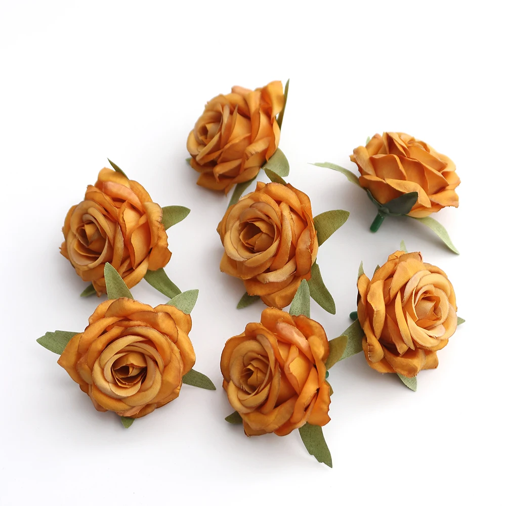 5/10 Stück 5cm Rosen-Seidenblumenköpfe für Party, Heimdekoration, Garten, Simulationsblumen-Zubehör, Geschenk, Hochzeitsdekoration – Detail 8