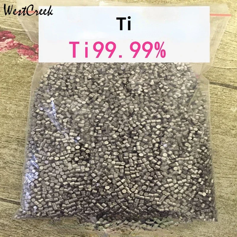 

WESTCREEK Titanium Block 100g 500g 1000g Titanium Particles Metal Titanium Grains Ti 99.99% for Scientific Research