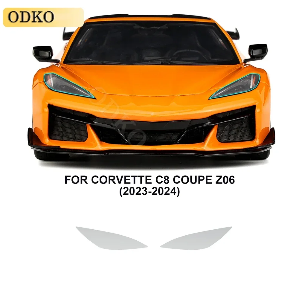 

Защитная пленка для фар заднего вида против царапин для Corvette C8 Coupe Z06 2023 2024, защитная пленка для краски из ТПУ PPF, прозрачная