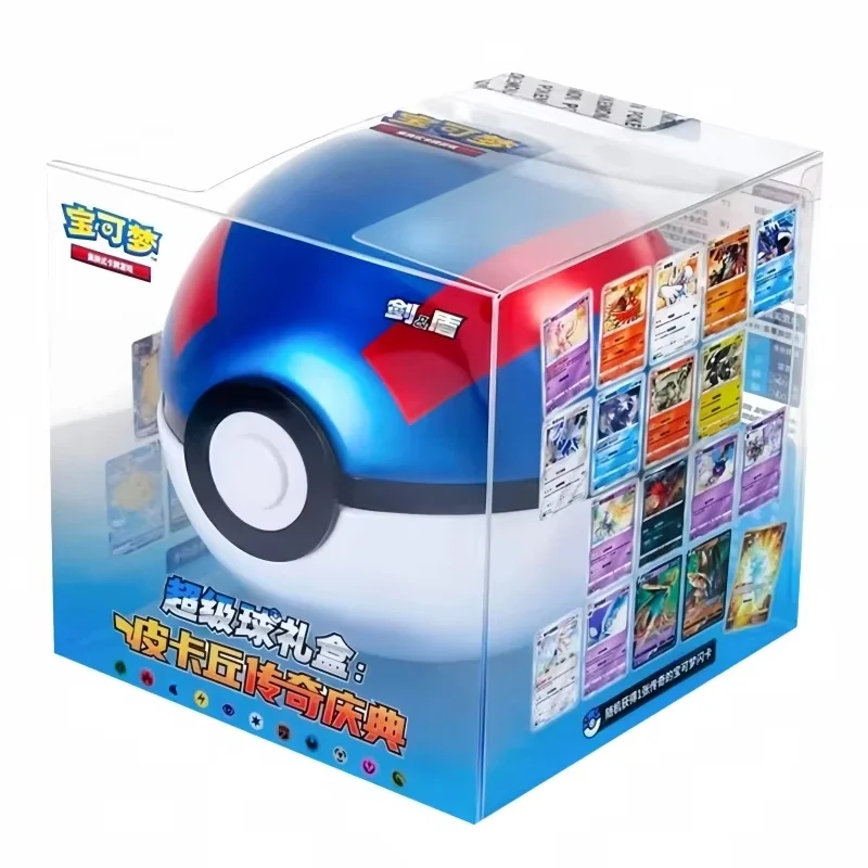 

In Stock Genuine Pkm Card Ptcg Simplified Chinese Super Ball Battle Card Collectible Suprise Boy'S Gifts Toys Cards High Quality