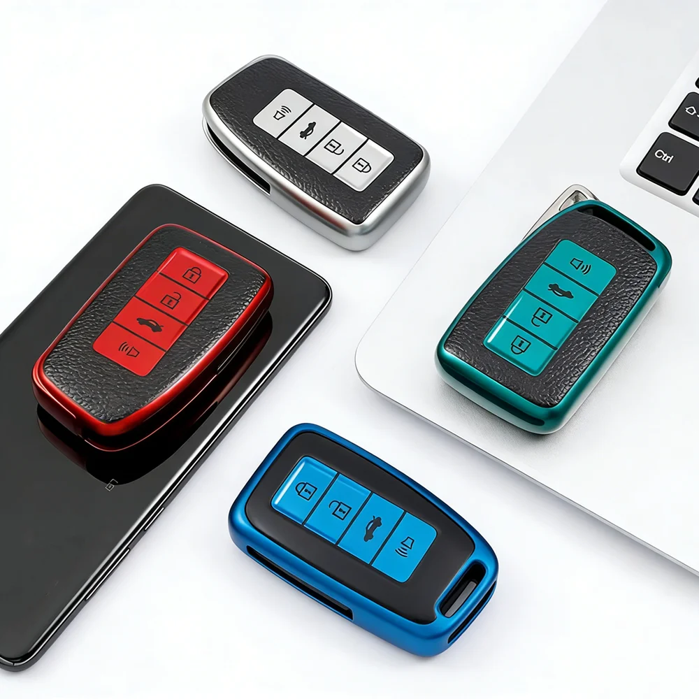 TPU Leather Car Remote Key Case Cover For Lexus NX IS RX ES GX LX LS UX GS 200 260 300 350 NX200 NX300 RX350 ES300 Key Protector
