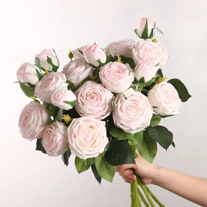 Moisturizing roses, artificial flower decorations, home interior decorations, wedding photo props, fake flowers wholesale