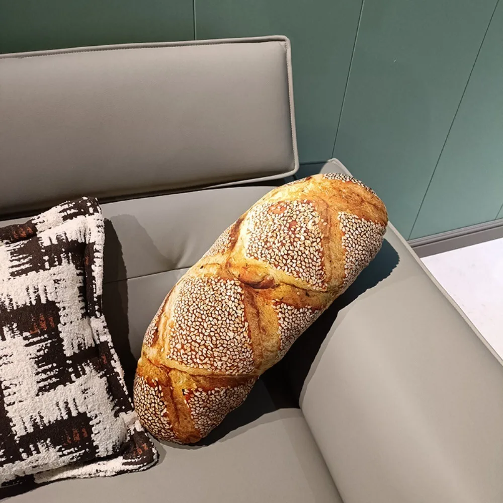 

New Kawaii Big Bread Pillow Home Decoration Soft Pillow Simulation Food Photo Props Bread Christmas Gift